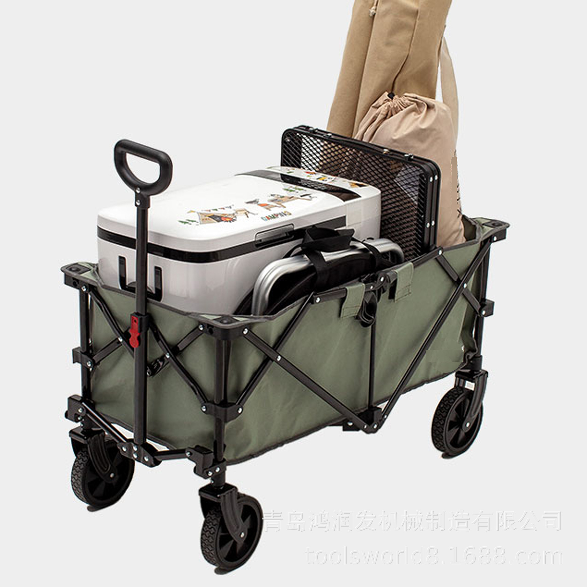 厂家供应多功能可折叠小推车野营露营户外便携杂物货车TC3015