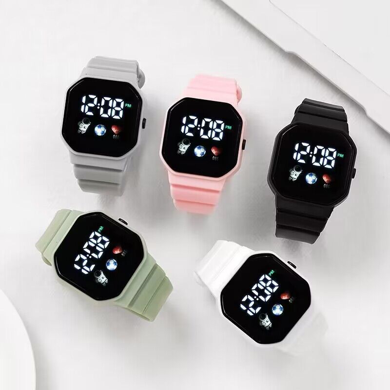 Science and technology sense watch female ins high appearance level student party simple fashion niche design unicorn waterproof electronic watch