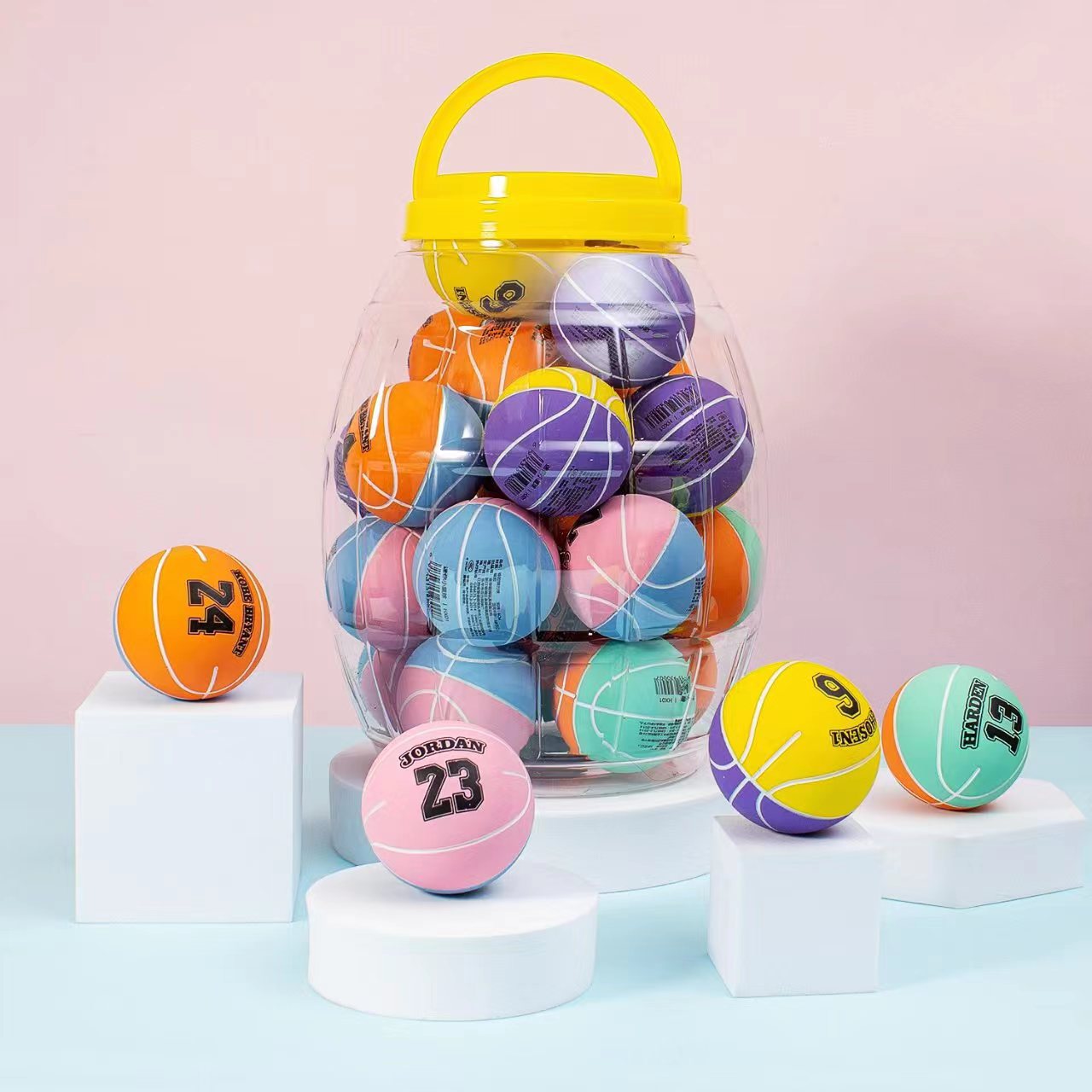 Cartoon high elastic bouncy ball