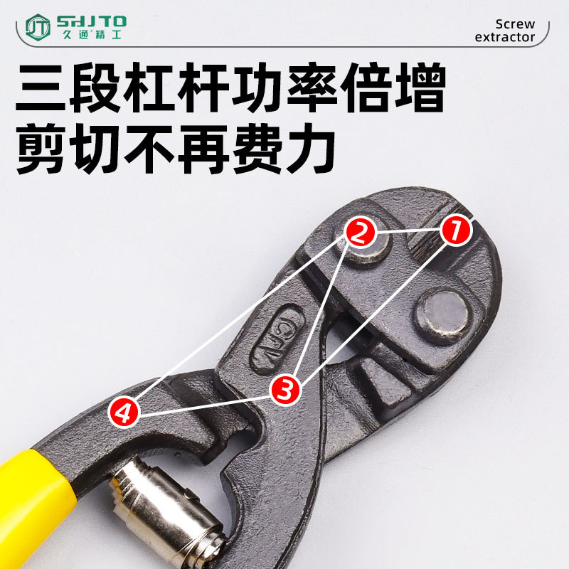 Herramientas de hardware alicates de grado industrial puede cortar cuerda de alambre de acero de 3mm 55 alicates de corte de alambre de acero