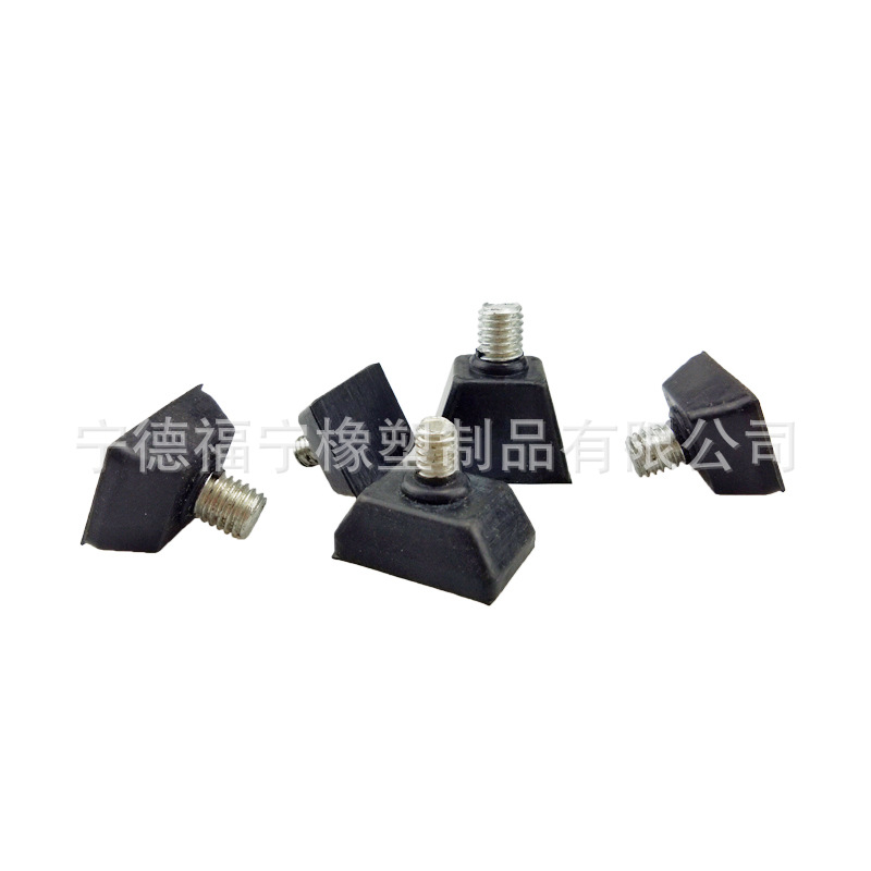 M6螺丝减震胶垫  橡胶增高脚垫 橡胶机脚支撑脚 水泵电机缓冲胶垫