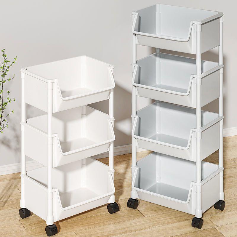 Trolley Storage Rack Household Snack Floor Multi-layer Living Room Storage Bookshelf Storage Rack Kitchen Fruit and Vegetable Rack Trolley Storage Rack Household Snack Floor Multi-layer Living Room Storage Bookshelf Storage Rack Kitchen Fruit and Vegetable Rack
