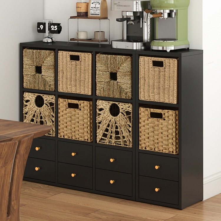 Home Dining Sideboard Against the Wall Integrated Storage Cabinet Steel Cabinet 30cm Narrow Side Cabinet High Cabinet Living Room Storage