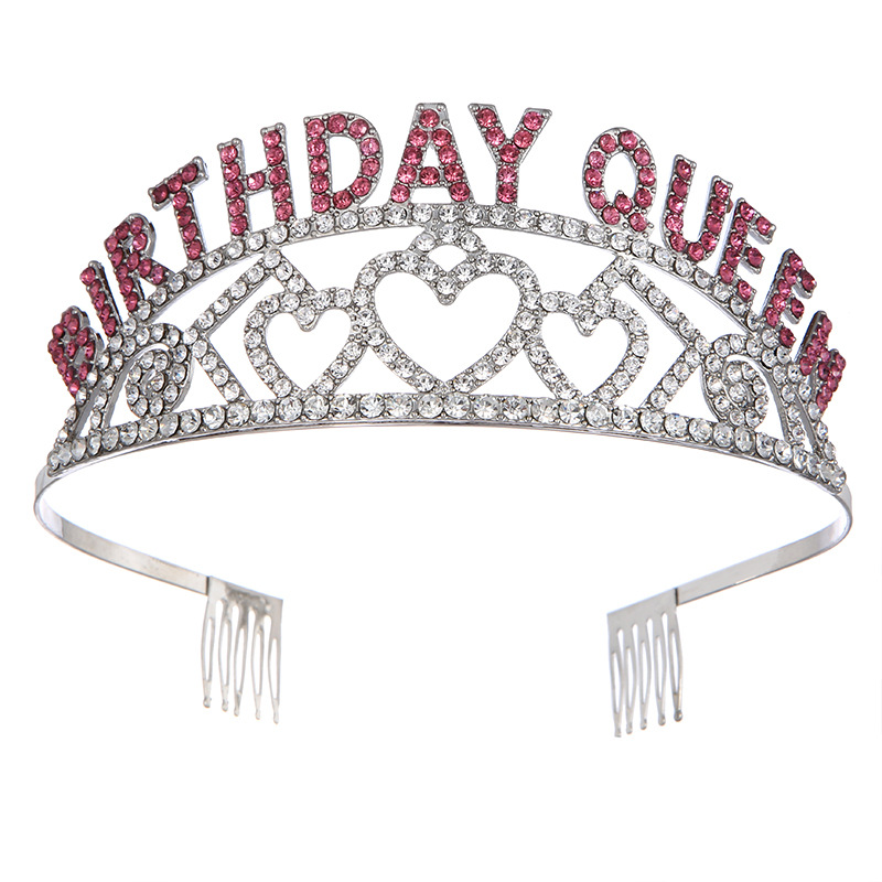 European And American Fashion Zinc Alloy Diamond Crown Party Headband For Girls' Birthday Accessories_voghion.com
