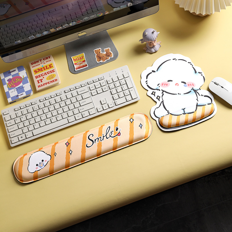 Alfombrillas de ratón transfronterizas, divertidas y variadas, reposamuñecas, alfombrillas de ratón de alta calidad con formas especiales, alfombrillas de ratón de dibujos animados para hombres y mujeres