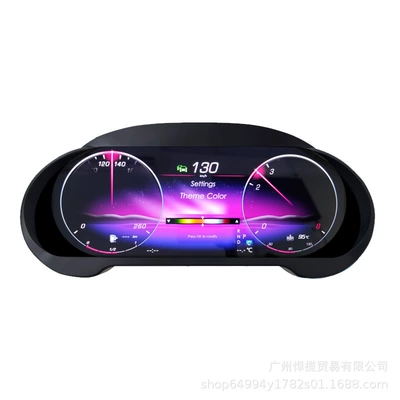 Panel with CarPlay: Mercedes-Benz automobile instrument