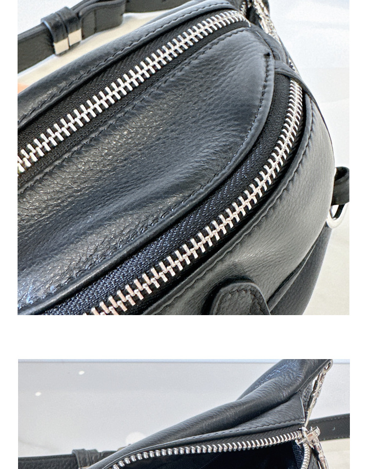 2024 Trendy New Head Layer Pelle bovina Croce Spada Pettorale, Alla moda Cento marsupi da uomo e da donna_voghion.com