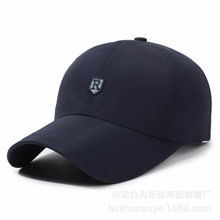 薄款男士休闲棒球帽春夏季新款简约百搭户外速干鸭舌帽运动遮阳帽
