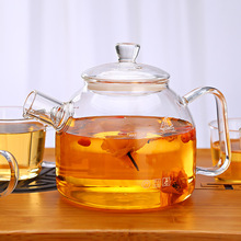 明尚德玻璃茶壶 可加热玻璃壶 900ml玻璃水壶煮茶壶批发
