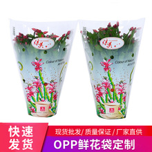 厂家直供梯形缝纫线袋 雨伞异形袋子 3角袋OPP鲜花袋现货批发