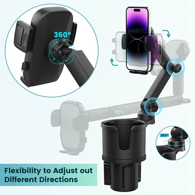 Car phone holder water cup holder car water