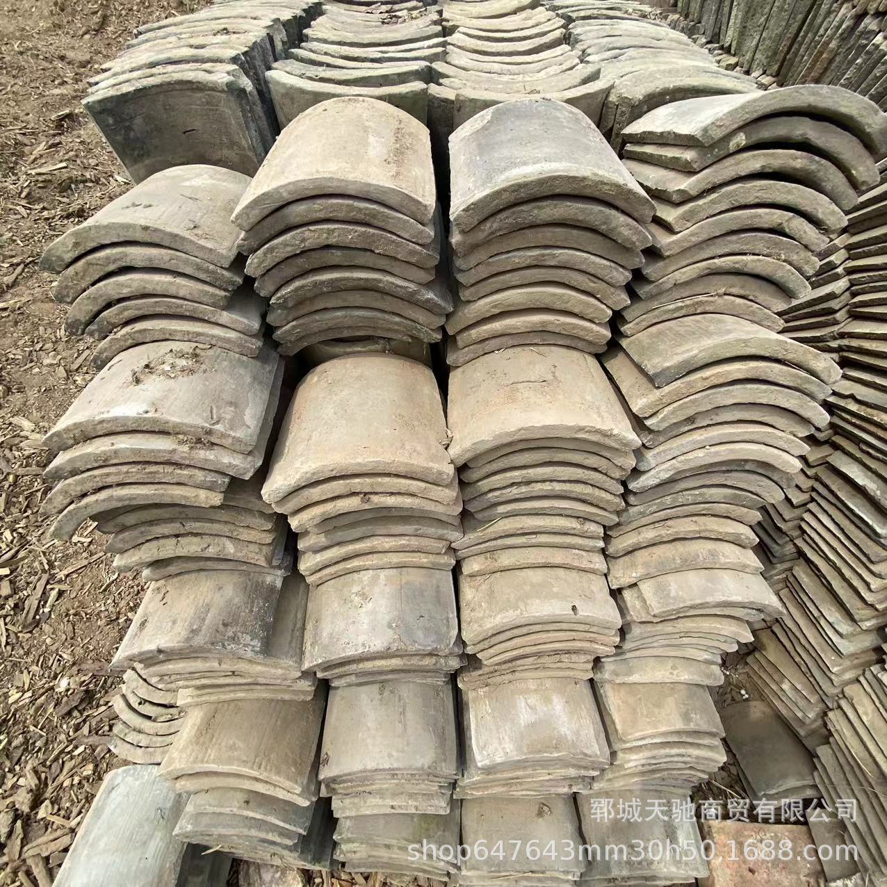 乡村小青瓦旧青瓦批发报价布瓦价格沟沿滴水现货供应量大从优