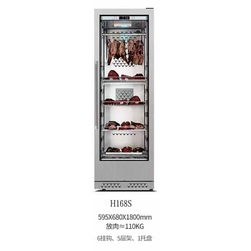 Cámara de maduración de carne, vitrina refrigerada para restaurante, uso comercial, fuente de alimentación de voltaje modificado, desacidificación de carne fresca húmeda, ecológica y de bajo consumo