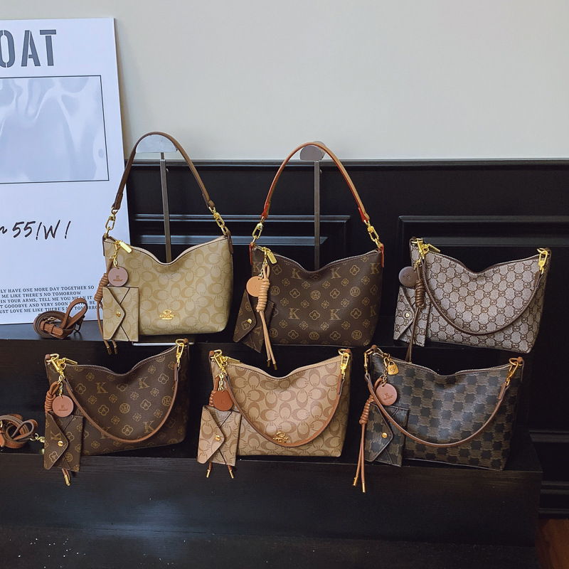 Gutiko Cross-Border High-End Printed Presbyopic Hand-Held Tote Bag 2025 New Versatile One-Shoulder Large Capacity European and American