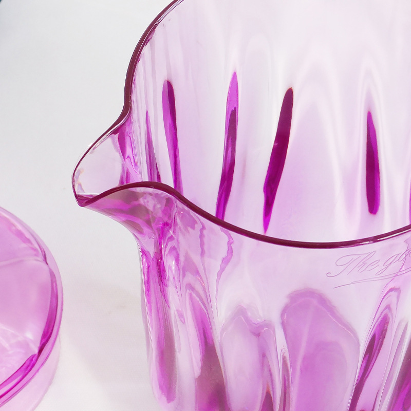 Jarra plástica transparente, gran capacidad, oficina/hogar jugo/tés