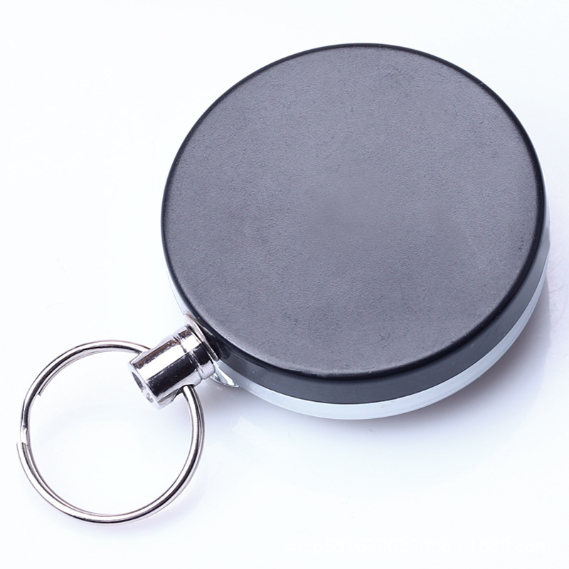 Fábrica de aleación de zinc fácil-Tire hebilla pistola gris hebilla telescópica fuerte tirador de alambre fácil-tirar del alpinismo alambre de acero herradura llavero