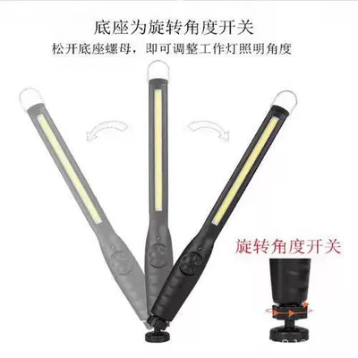 İşçi projektorları strip light portable dimmable LED