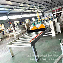 木饰面家具板软纸贴面机 PVC木工全自动密度板贴纸机图片