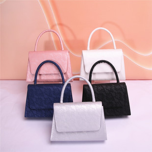 Cross-Border Trendy Lace Handbag, Simple, Not Simple, Exquisite Women's Wrapped Sexy and Charming Evening Bag Wholesale