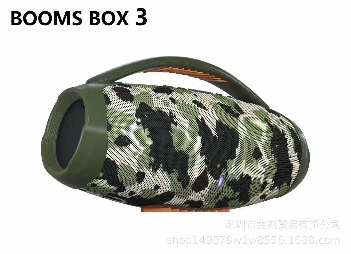 Boomsbox tres generaciones de altavoces Bluetooth inalámbricos subwoofer pesado sonido al aire libre portátil