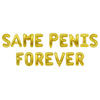 Same Penis Forever aluminum film balloon 16 -inch letter set Single party decoration wedding decoration