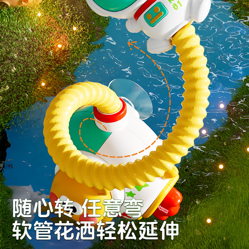 Conejo transfronterizo rociador cohetes juguetes para niños submarinos eléctricos niños niñas bebés rociadores juguetes