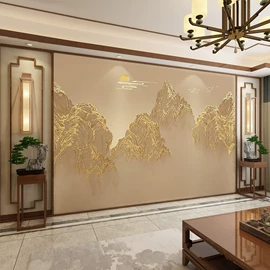 墙纸、壁纸;墙布;壁画