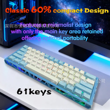 61-key mechanical keyboard with , full key hot-s��y