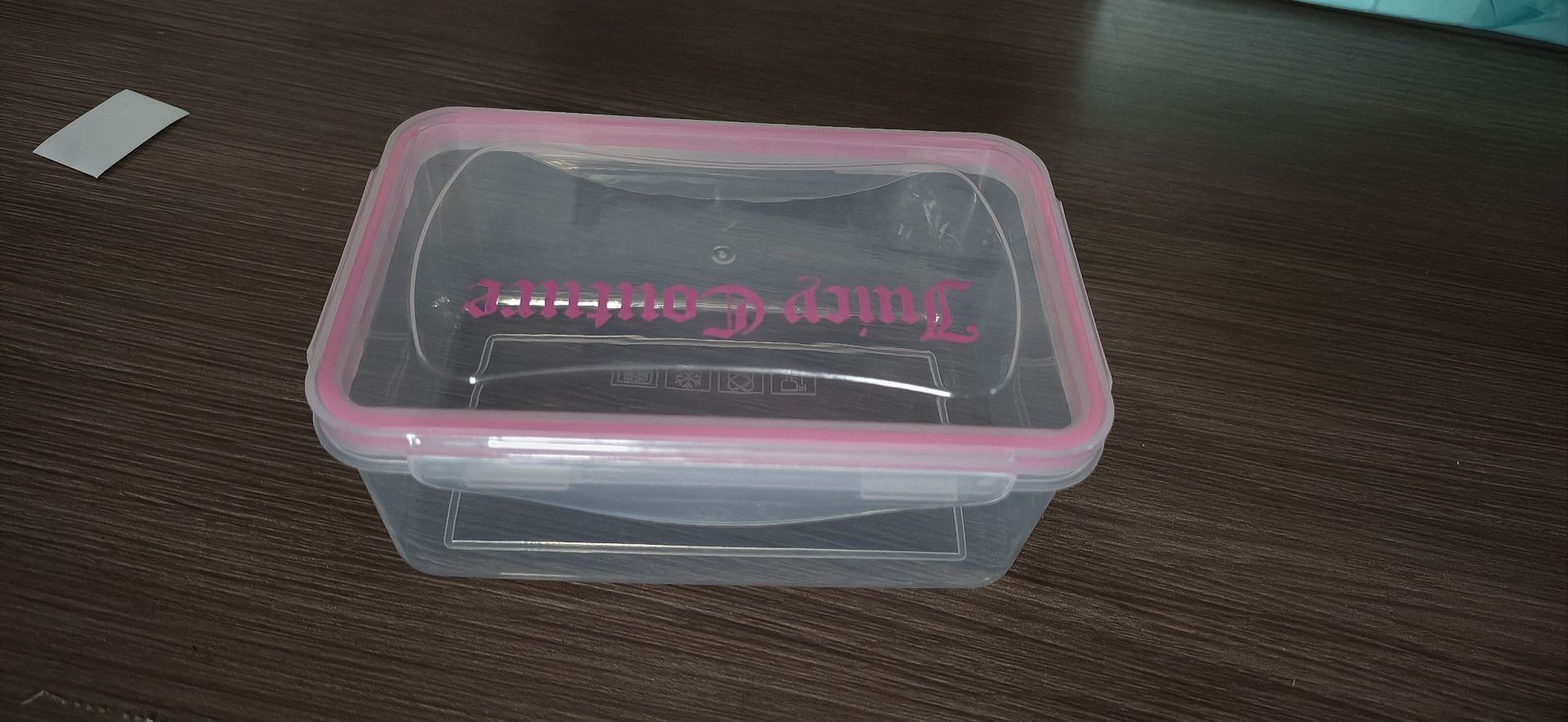 Kapaklı dikdörtgen plastik beslenme kabı, buzdolabı meyve ve sebze saklama kabı, turşu kabı, özelleştirilebilir logo.