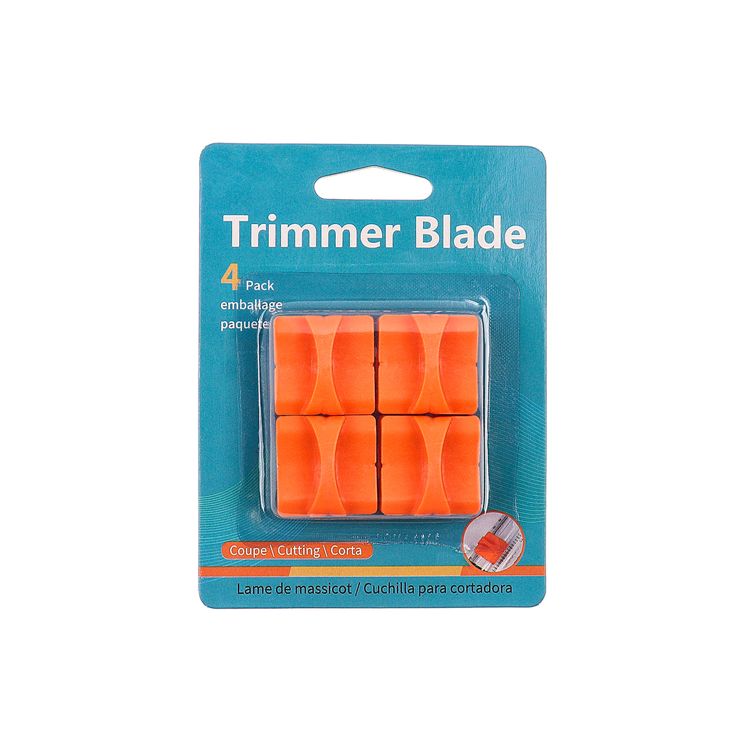 Cortador de papel de seguridad cuchilla de repuesto cortador de papel de corte invisible cabezal de corte cortador de papel de corte de dos vías conjunto de cabezales de corte