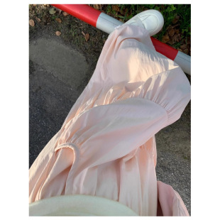 in stock Pregnant Women White Skirt High Waist A- Line Slimming Pear-Shaped Figure Elegant Summer All-Match Mid-Length Skirt