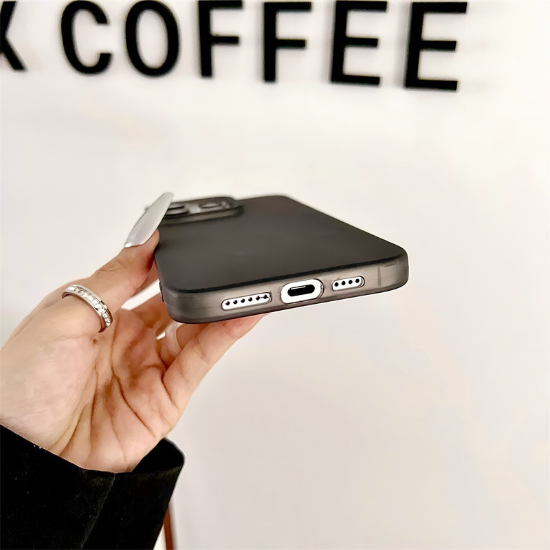 インスタ映えするつや消し無地透明ケース、iPhone 17 Pro、iPhone 16（新機種）、iPhone 14 Pro、カップル向け、iPhone 13 Pro対応|undefined