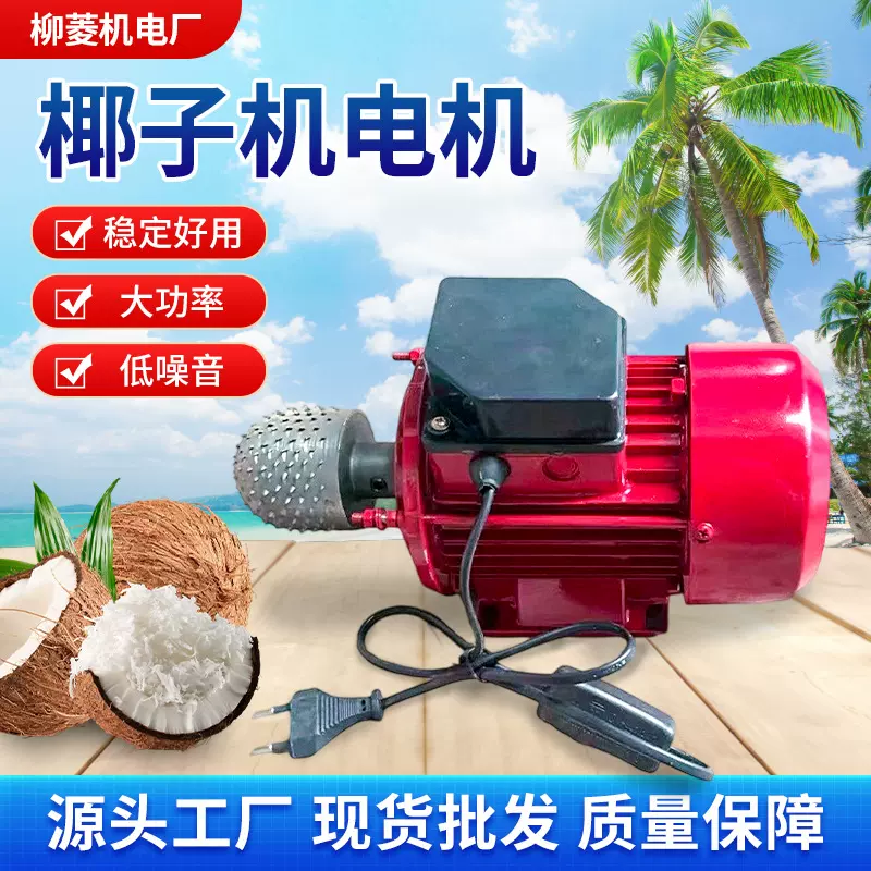 厂家供应椰子机电机商用椰子刨丝机电机便捷低噪音大功率电机现货