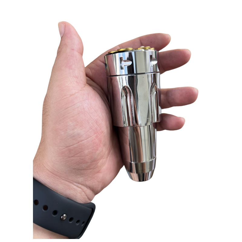 Car modification personality car gear handle revolver cartridge shape car gear head shift lever shift lever