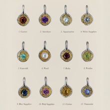 �W���羳�¿�ʮ���·��L���ʯ����DIY�����ɫϵ��14K��ɫ���l