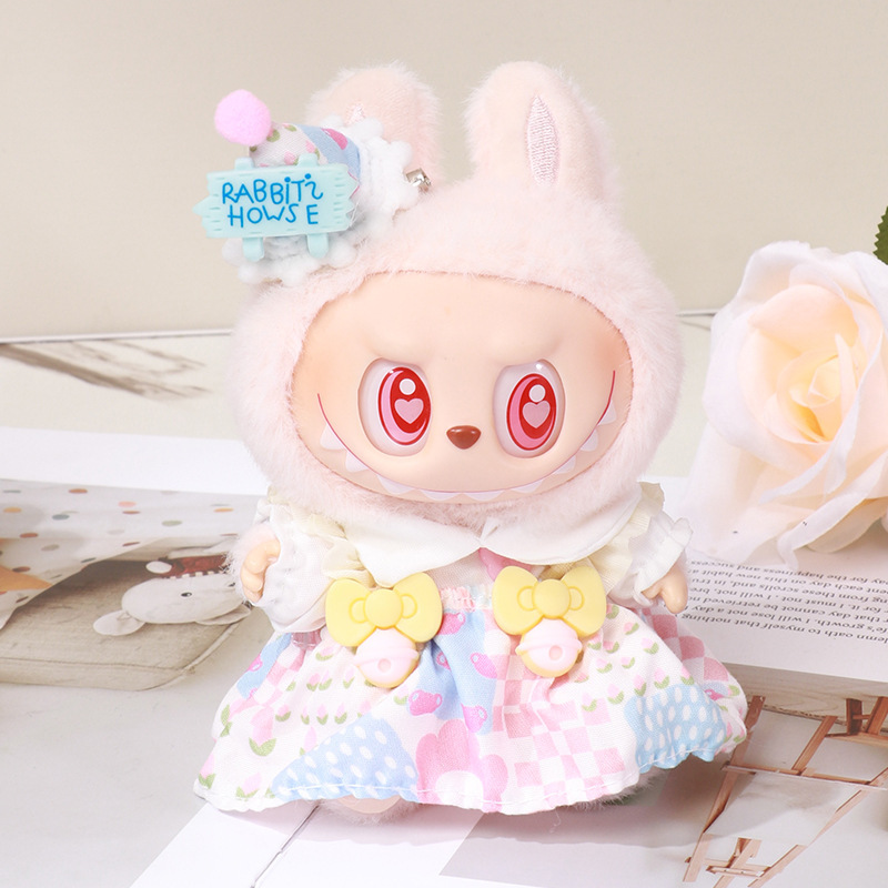 ラブブベビー服ドレス新製品はラブブ人形周辺機器を着用できますかわいい着替えぬいぐるみ服卸売|undefined