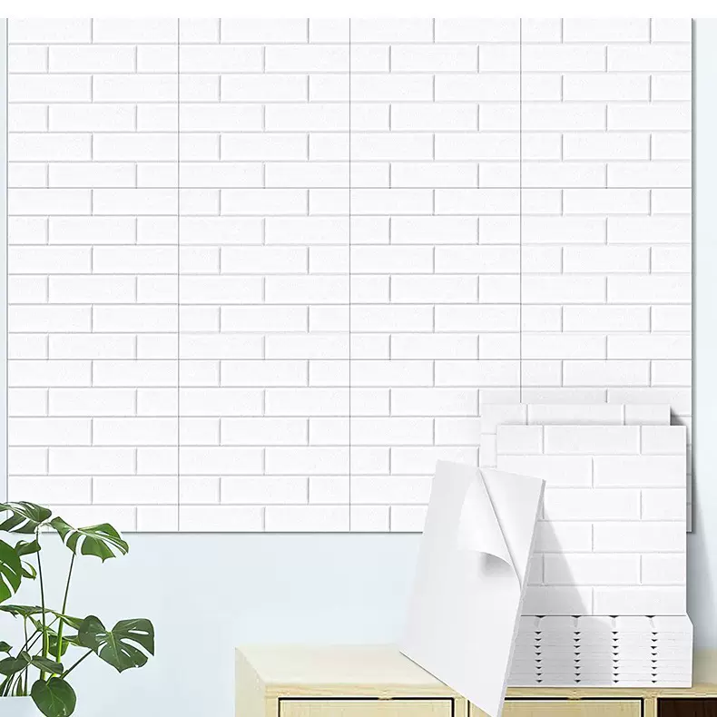 聚酯纤维吸音板砖块造型墙面装饰材料琴房影院幼儿园卧室内隔音板