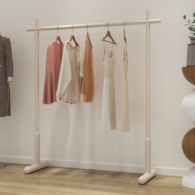 Висячие вешалки от пола до пола для спальни дома сушильные вешалки для интерьера мобильный простой вешалка для одежды балконный бар типа прохладная полка для одежды