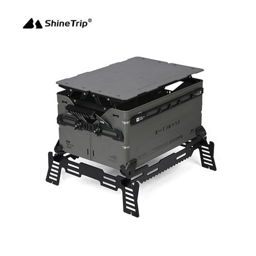 Shanqu Outdoor Storage Box Camping Open Box Aluminum Alloy Folding Tactical Box Multifunctional Combination Splicing Box Accessories