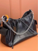 新款小号黑色全皮托特包carryall cargo高版本大牌真皮女包托特包