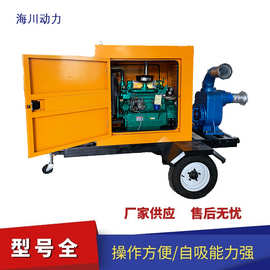 厂家批发海川柴油机水泵机组 大流量防汛排污自吸泵车 爆款