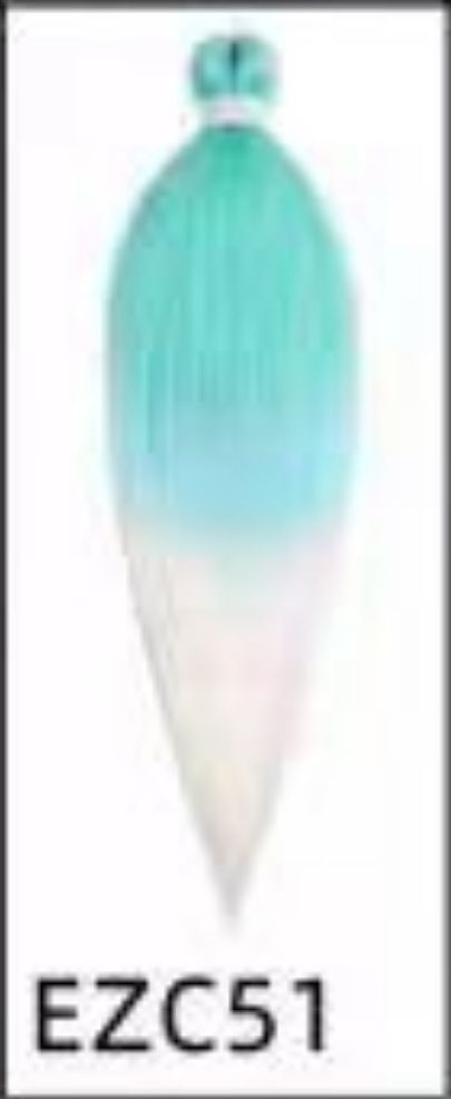 EZ color pelucas grandes trenzas pre estiradas crochet trenzas pre estiradas africanas trenzas sucias