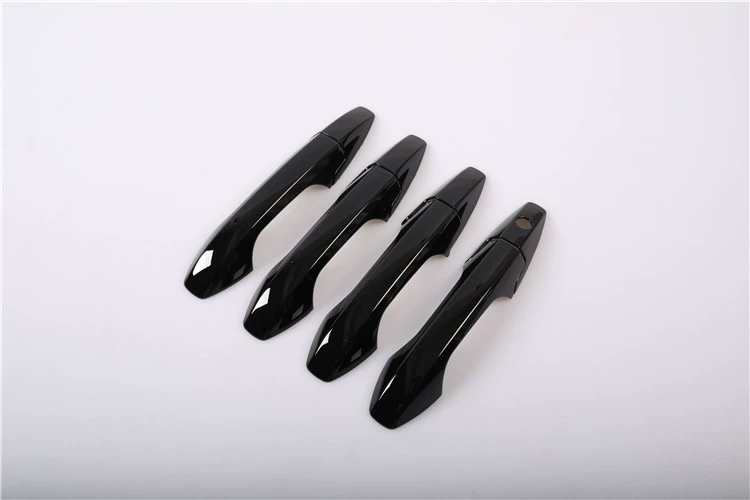 Подходит для 2007-2011 Honda CRV модифицированная специальная ручка для украшения ярко-черной дверной ручки защитная оболочка патч