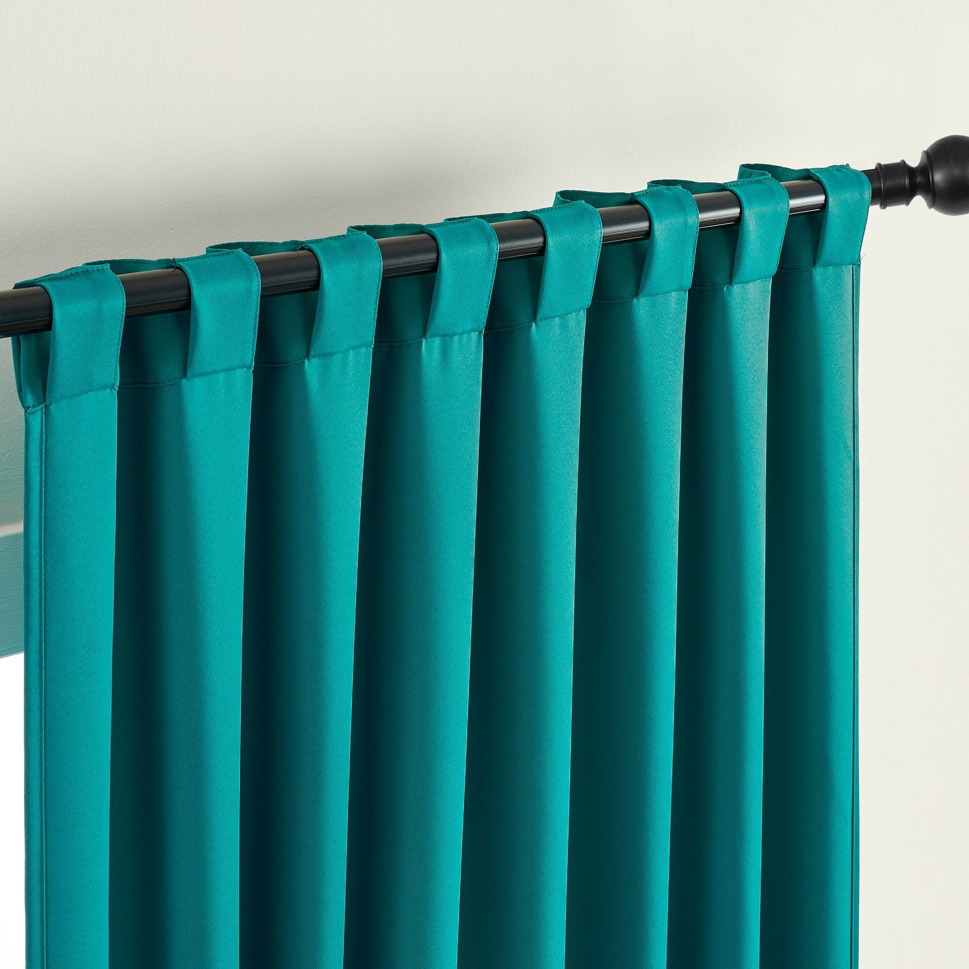 Shaoxing cinturón tipo bolsa de barra oculta cortina terminada explosión al por mayor cortinas aislantes negras transfronterizas piel de camarón