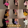 Fresh cute universal fashionable advanced earrings, flowered, light luxury style, high-quality style, wholesale