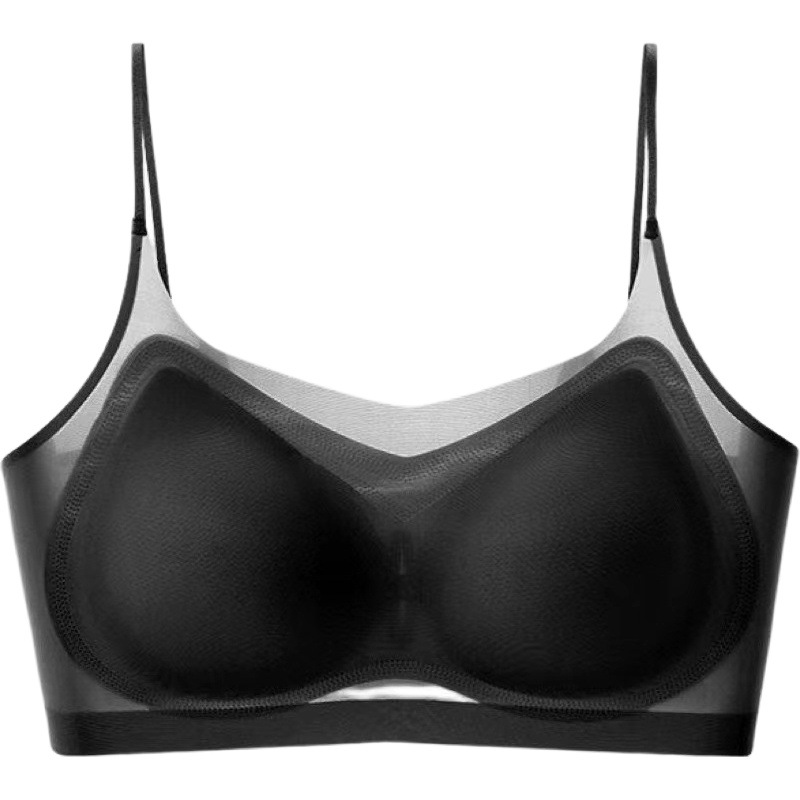 Verano ultra delgado nueva belleza espalda ropa interior de las mujeres pequeño pecho push up Sujetador sin costuras pecho grande pequeño tubo superior Sujetador deportivo mujeres