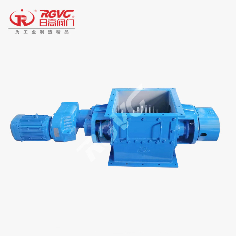 日高厂家直供PSV -II电动水泥破碎阀 水泥块料卧式双轴切碎阀批发