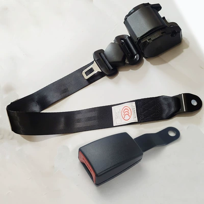 Car seat belt: Passenger Side, Diagonal Shoulder Type, Automatic - plastic-coated-k3sks145-base