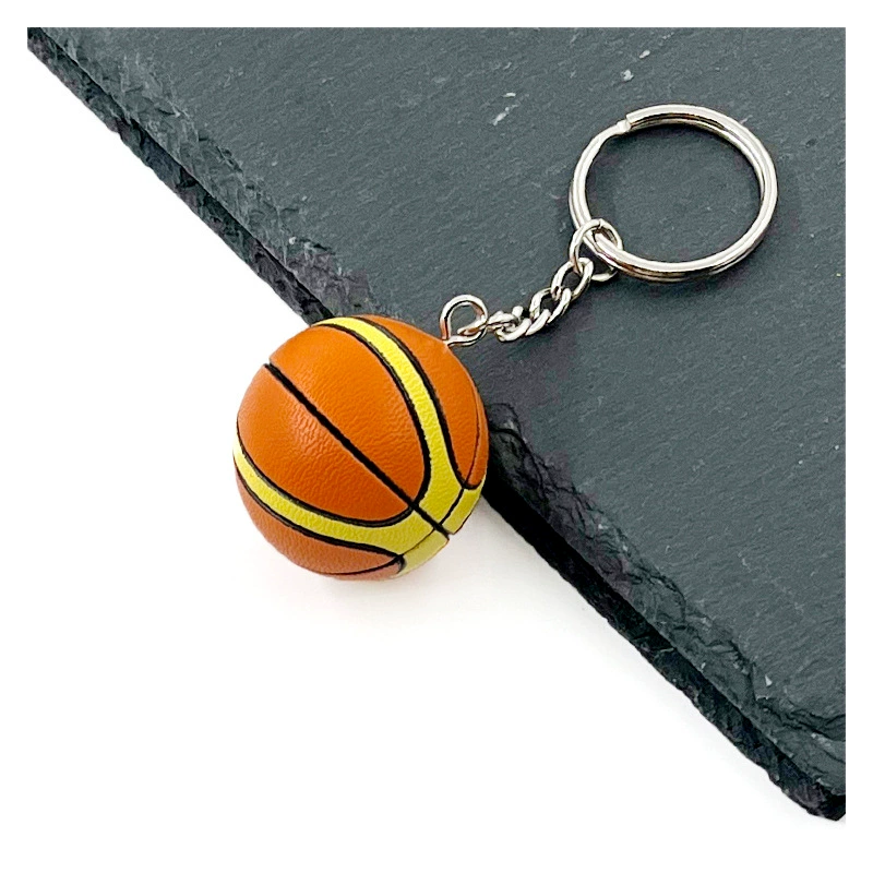Баскетбольная брелочная подвеска в виде мини-шара NBA, 7,75 × 6,23 × 5,85 см, смешанные цвета команд