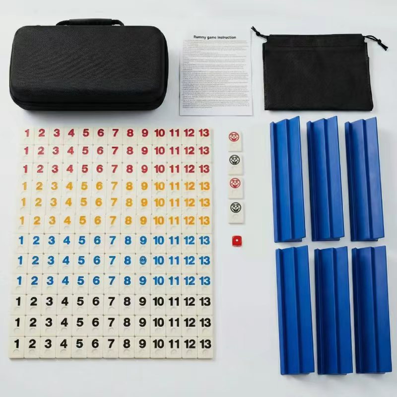 Cross-border custom-made Israeli Mahjong, Lameh number game cards, dominoes, adult leisure party board game